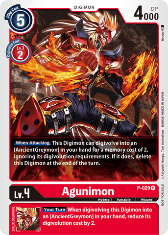 Agunimon [P-029] [Promotional Cards]