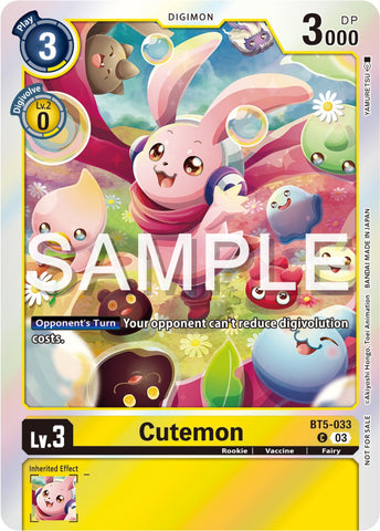 Cutemon [BT5-033] (Winner Pack -Exceed Apocalypse-) [Battle of Omni Promos]