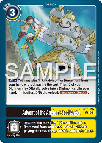 Advent of the Ancient Steel Angel [BT16-097] [Beginning Observer]