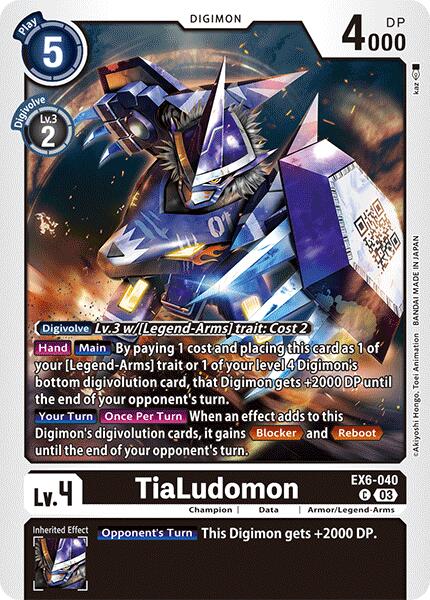 TiaLudomon [EX6-040] [Infernal Ascension]