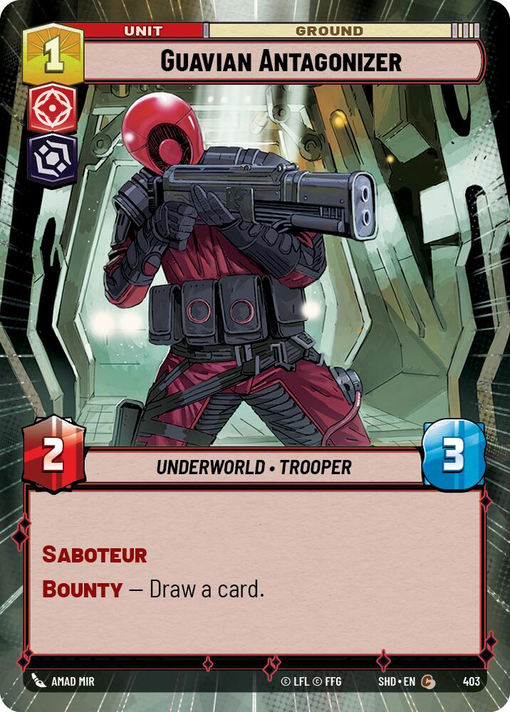 Guavian Antagonizer (403) (Hyperspace) (403) [Shadows of the Galaxy]