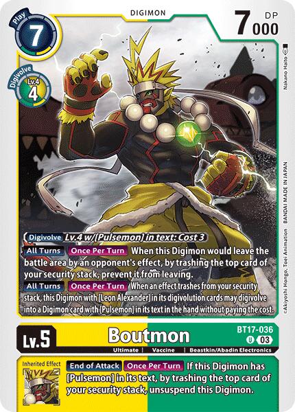 Boutmon [BT17-036] [Secret Crisis]