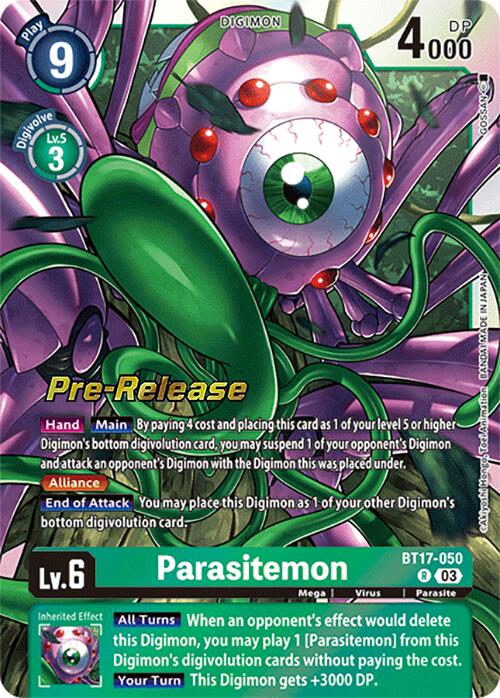 Parasitemon [BT17-050] [Secret Crisis Pre-Release Cards]