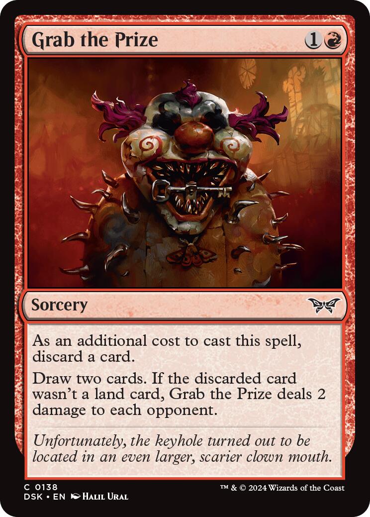 mtg duskmourn card prices Grab the Prize [Duskmourn: House of Horror]