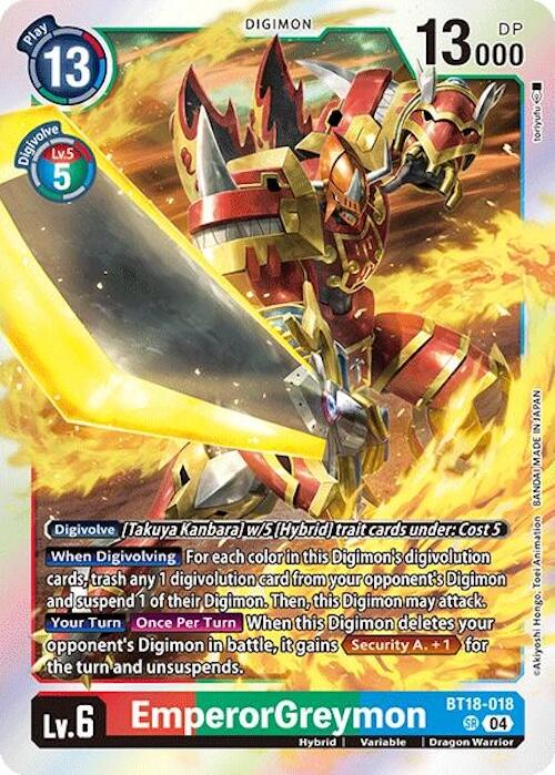 EmperorGreymon [BT18-018] [Release Special Booster 2.0]