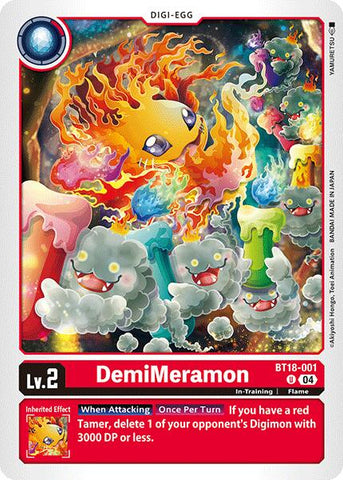 DemiMeramon [BT18-001] [Release Special Booster 2.0]