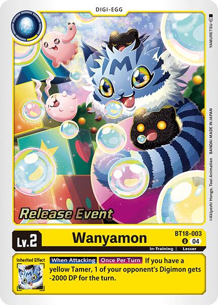 Wanyamon [BT18-003] [Release Special Booster Ver.2.0 Promos]