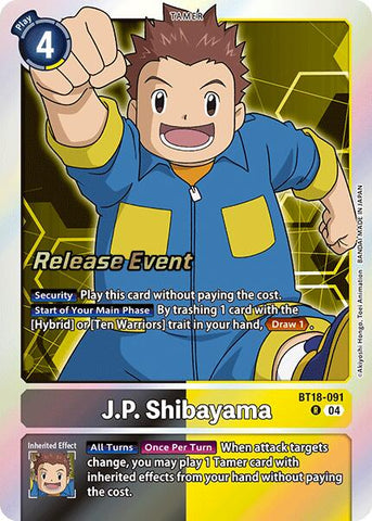 J.P. Shibayama [BT18-091] [Release Special Booster Ver.2.0 Promos]