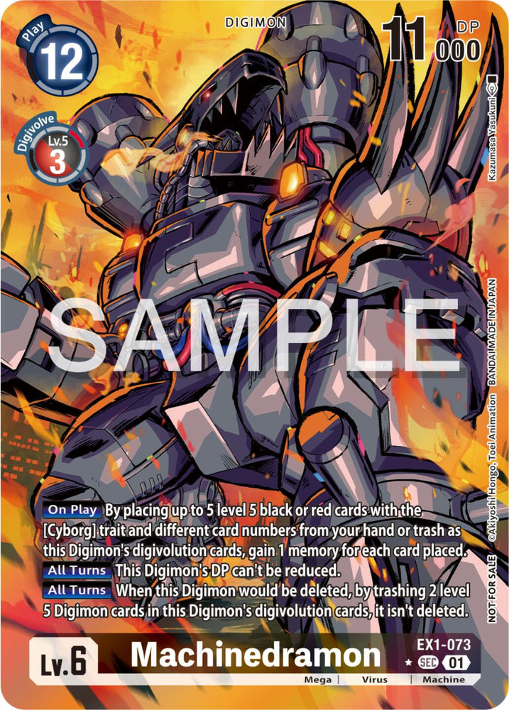 Machinedramon [EX1-073] (Release Special Booster Ver.2.0 Celebration Event Winner) [Release Special Booster 2.0 Pre-Release Cards]