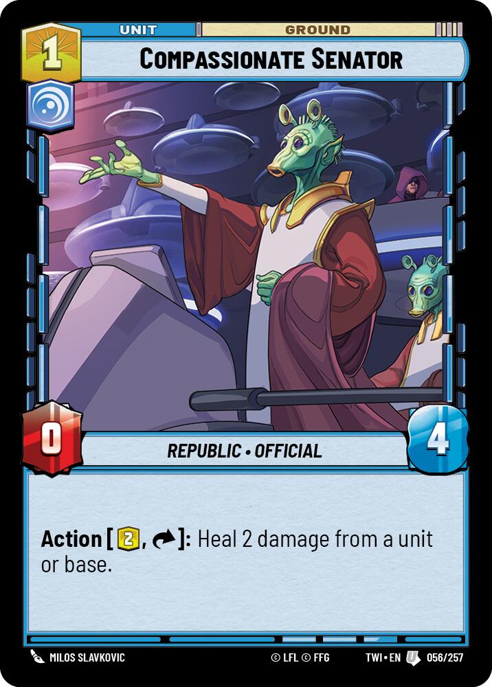 Compassionate Senator (056/257) (056/257) [Twilight of the Republic]