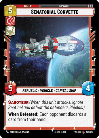 Senatorial Corvette (148/257) [Twilight of the Republic]