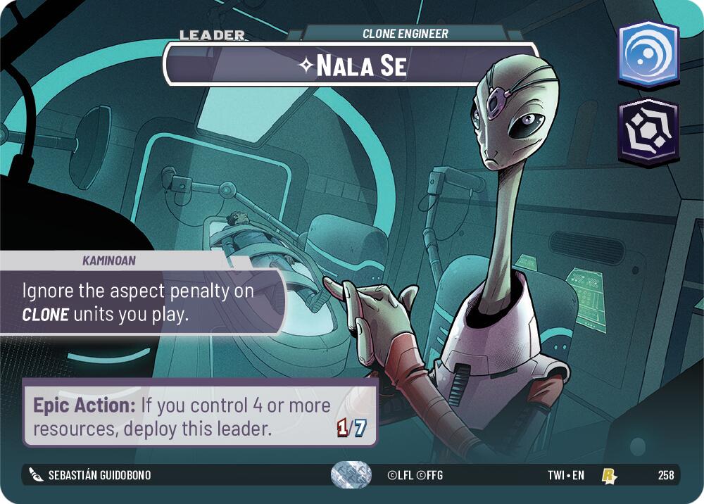 Nala Se - Clone Engineer (258) (Showcase) (258) [Twilight of the Republic]