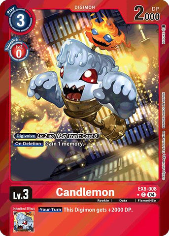 Candlemon [EX8-008] (Limited Foil) [Chain of Liberation]