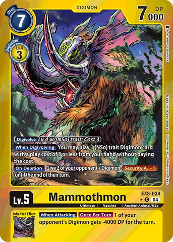 Mammothmon [EX8-034] (Limited Foil) [Chain of Liberation]