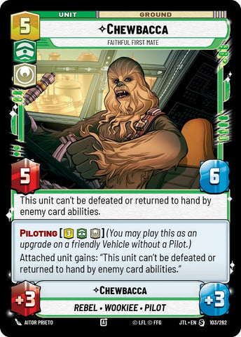 Chewbacca - Faithful First Mate (103/262) (103/257) [Jump to Lightspeed]