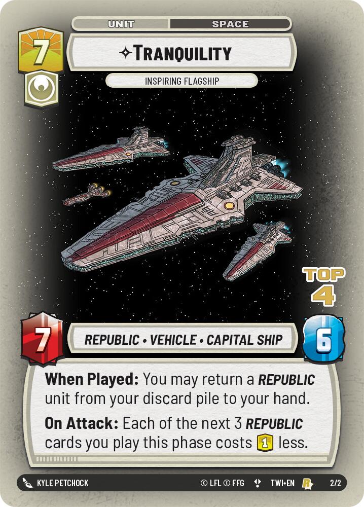 Tranquility - Inspiring Flagship (2/2) (Top 4) (2/2) [Store Showdown Promos]