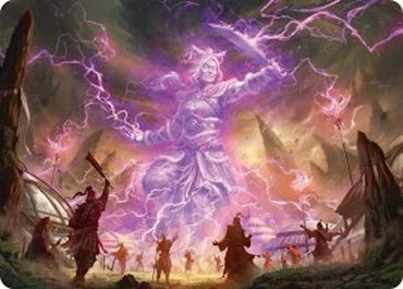 Smile at Death Art Card (4/54) [Tarkir: Dragonstorm Art Series]