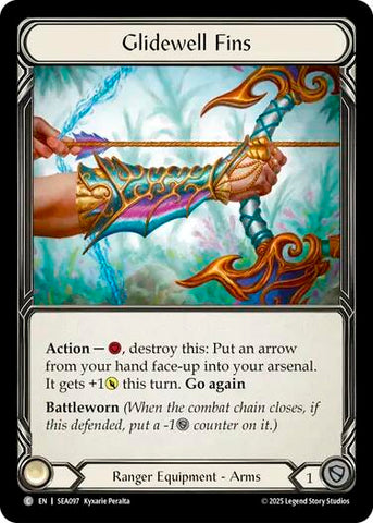 Glidewell Fins (Treasure) [SEA097] (High Seas)  Cold Foil