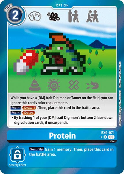 Protein [EX9-071] (Limited Foil) [Versus Monsters]