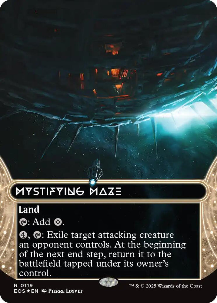 Mystifying Maze (0119) (Borderless) (Galaxy Foil) [Edge of Eternities: Stellar Sights]