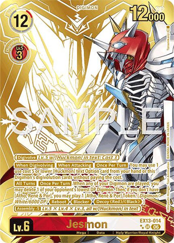 Jesmon [EX13-014] (Rare Pull) [Chivalrous XIII]