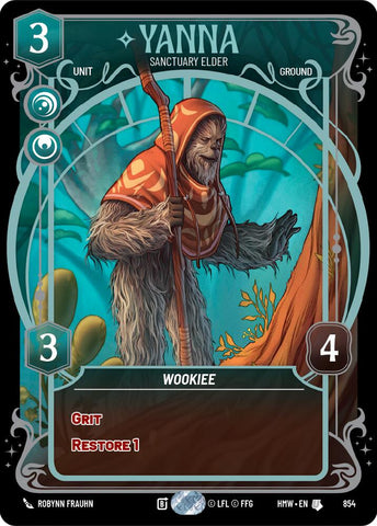 Yanna - Sanctuary Elder (854) (Prestige Foil) (854) [Homeworlds]