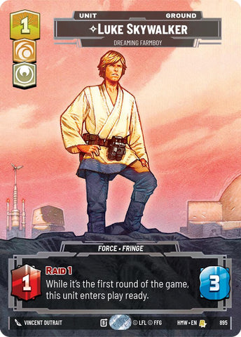 Luke Skywalker - Dreaming Farmboy (895) (Prestige Foil) (895) [Homeworlds]