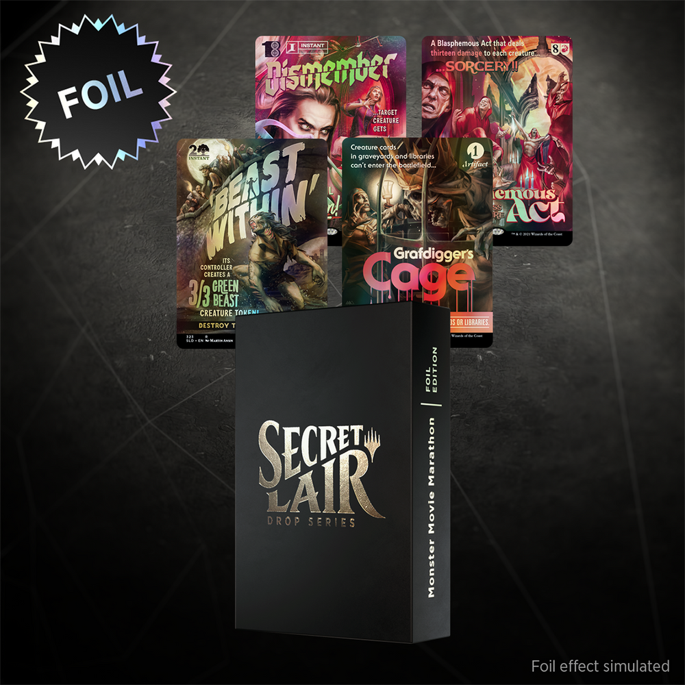 Secret Lair: Drop Series - Monster Movie Marathon (Foil Edition)