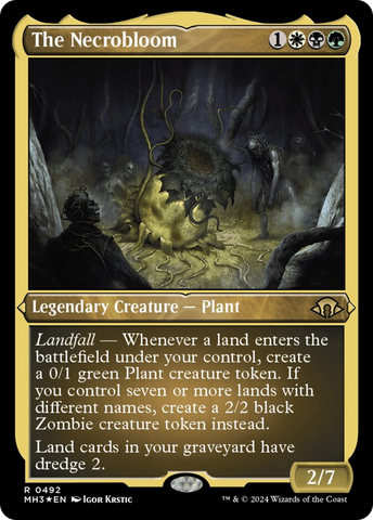 The Necrobloom (Foil Etched) [Modern Horizons 3]