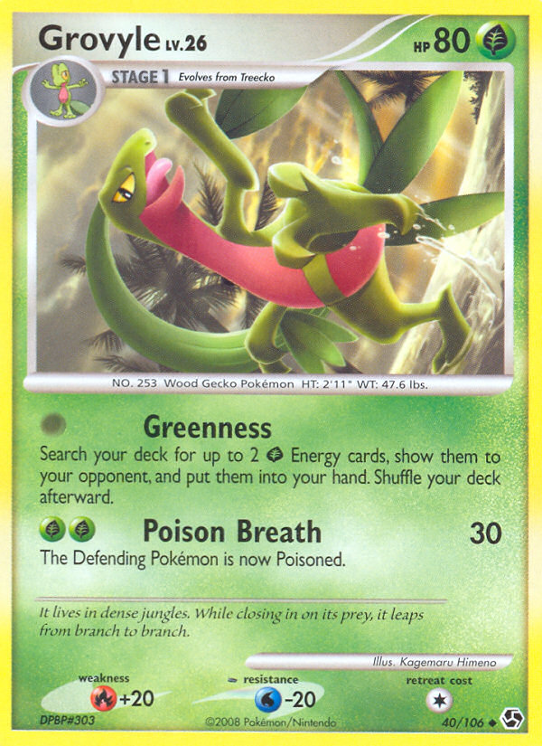 Grovyle (40/106) [Diamond & Pearl: Great Encounters]