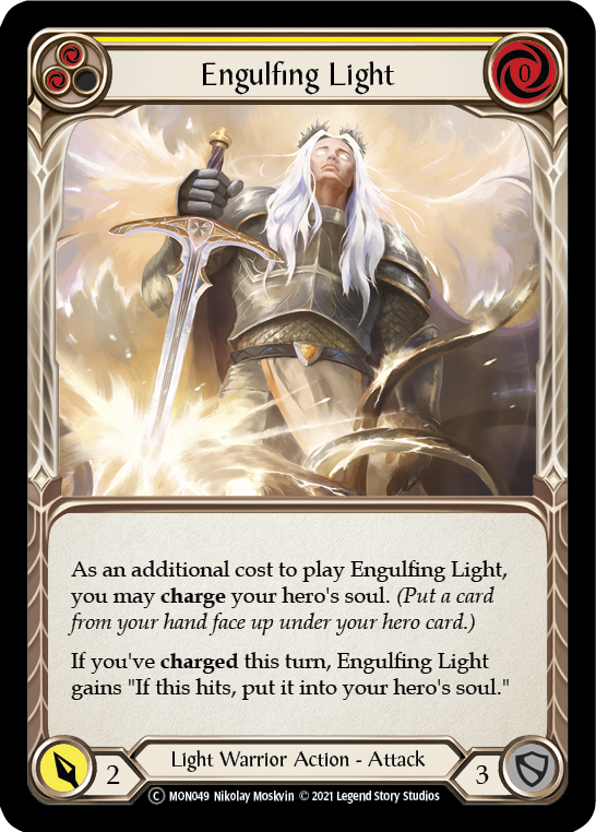 Engulfing Light (Yellow) [U-MON049] (Monarch Unlimited)  Unlimited Normal