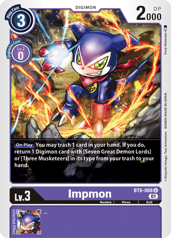 Impmon [BT6-068] [Double Diamond]