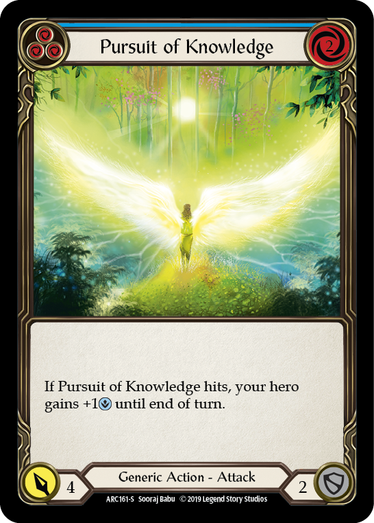 Pursuit of Knowledge [ARC161-S] (Arcane Rising)  1st Edition Normal