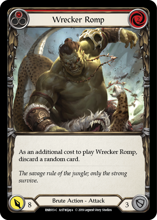 Wrecker Romp (Red) [RNR013-C] (Rhinar Hero Deck)  1st Edition Normal