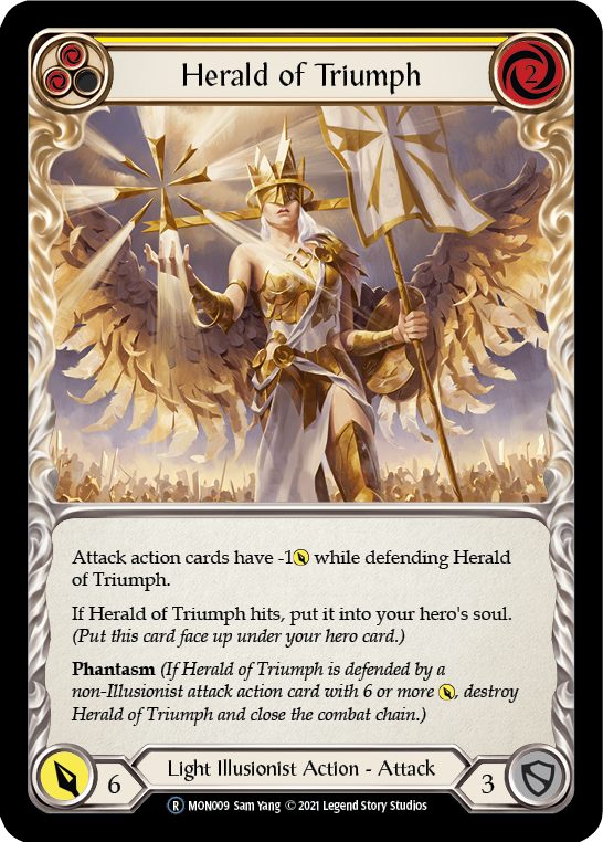 Herald of Triumph (Yellow) [U-MON009] (Monarch Unlimited)  Unlimited Normal