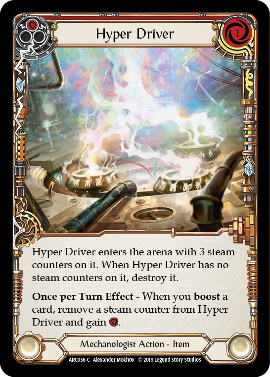 Hyper Driver [ARC036-C] (Arcane Rising)  1st Edition Normal