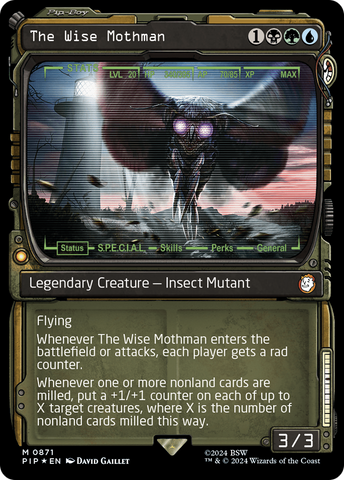 The Wise Mothman (Showcase) (Surge Foil) [Fallout]